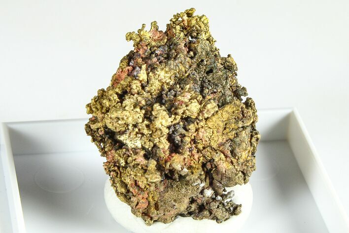 Rare Tongxinite on Native Copper - Germany #379770